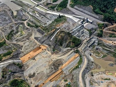 Melihat Proyek Bendungan Pencegah Banjir di Aceh dari Udara