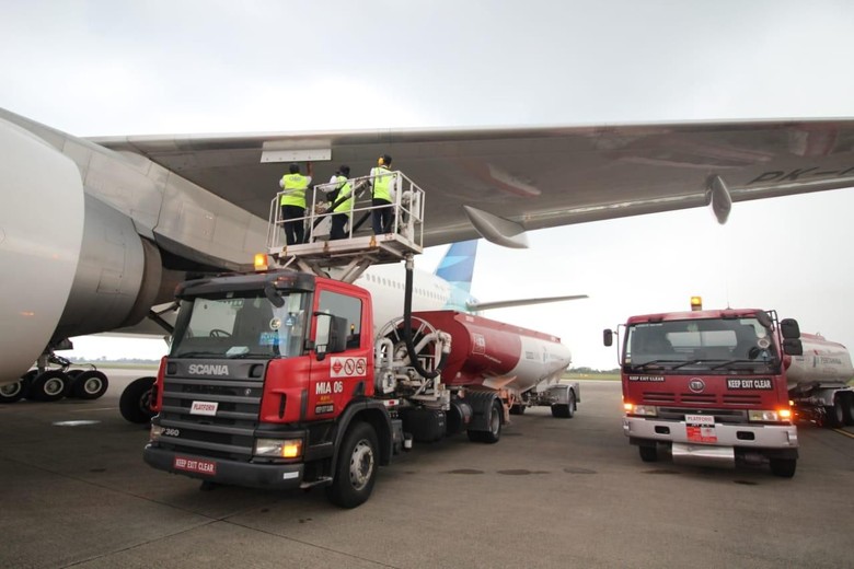 Pertamina Pasok 6,8 Juta Liter Avtur untuk Penerbangan Haji di Sumbar Pertamina Pasok 6,8 Juta Liter Avtur untuk Penerbangan Haji di Sumbar
