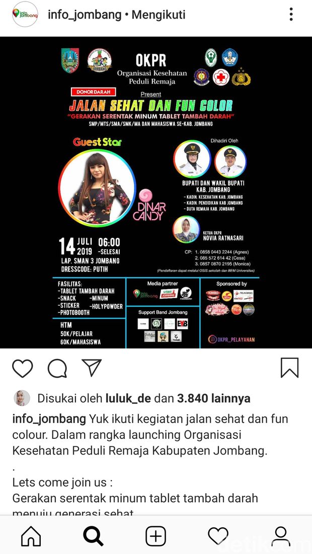 Kehadiran DJ Dinar Candy hangat diperbincangkan/