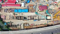 Tunnel Boring Machine (TBM) ini akan membuat jalur terowongan kereta cepat di kawasan Halim (Tunnel Halim) sepanjang 1.885 meter. Foto: Dok. KCIC