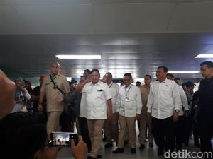 Ditemani BG, Prabowo akan Bertemu Jokowi di MRT