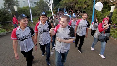Fun Walk Warnai Puncak Perayaan HUT Jamkrindo