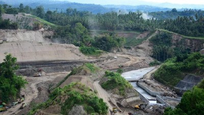 Penampakannya Proyek Bendungan di Sulawesi Utara