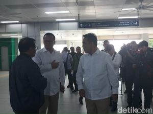 Pramono Ungkap Pertemuan Penting, Erick Tohir-Muzani Tampak di MRT Lebak Bulus