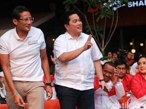 Prabowo Bertemu Jokowi, Sandiaga: Perbedaan Lumrah, Tak Perlu Bermusuhan