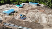 Pembangunan jembatan bertujuan untuk mempersingkat jarak tempuh antara kota limbang dengan Brunei Darussalam sekaligus mendukung upaya pengembangan daerah-daerah baru di Malaysia. Pool/PT Wijaya Karya (Persero) Tbk.