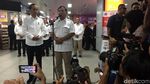 Suasana Pertemuan Jokowi dan Prabowo di Stasiun MRT Lebak Bulus