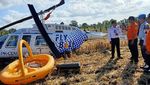 Potret Helikopter Jatuh Angkut 3 Orang Bule di Lombok