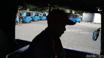 Penampakan Antrean Bajaj Serbu SPBG Grogol