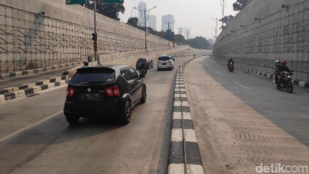 Lomba Maraton Usai, Lalin Jalan HR Rasuna Said Kembali Dibuka