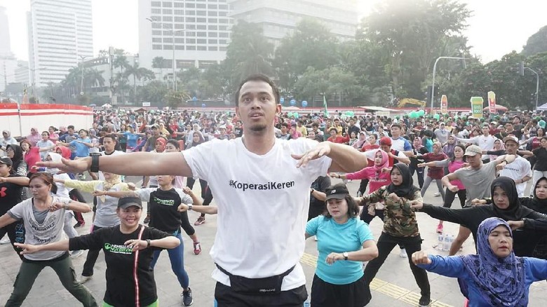 Hari Koperasi Nasional, Kemenkop Gelar Senam Bareng di CFD Jakarta Hari Koperasi Nasional, Kemenkop Gelar Senam Bareng di CFD Jakarta