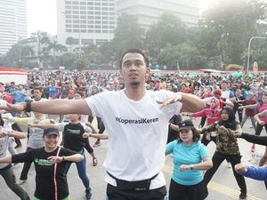 Hari Koperasi Nasional, Kemenkop Gelar Senam Bareng di CFD Jakarta