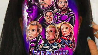 Keren! Lukisan Wajah Ilusi Dari Toys Story Hingga Avengers