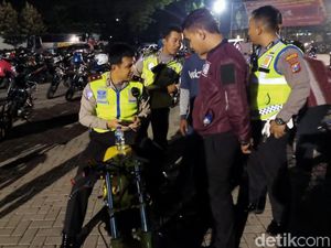 Ratusan Sepeda Motor Diamankan Saat Balap Liar di Sidoarjo