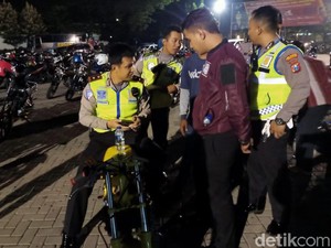 Ratusan Sepeda Motor Diamankan Saat Balap Liar di Sidoarjo
