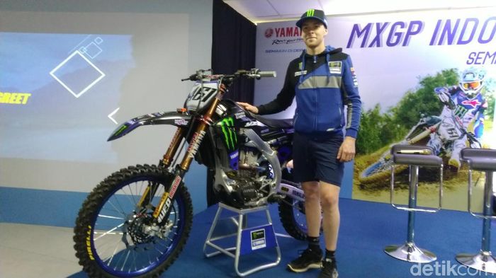 Romain Febvre meraih pole position di MXGP Semarang (Angling Adhitya Purbaya/detikSport)