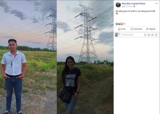 Selain sudut dan momen pengambilan, beberapa pria juga tidak sadar jika sebuah foto haruslah terang. Foto: Twitter/Facebook