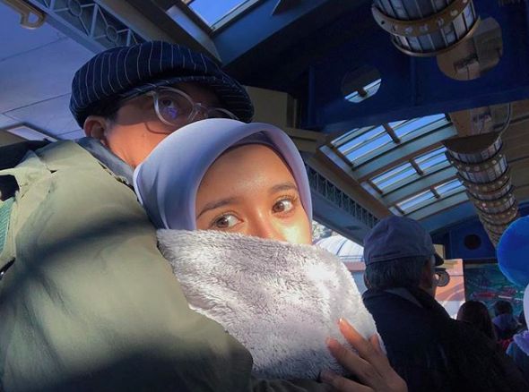Laudya Cynthia Bella dan suami