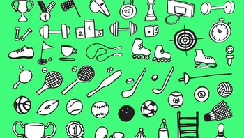 Coba temukan benda aneh yang tidak berhubungan dengan olahraga. (Foto: Brightside)