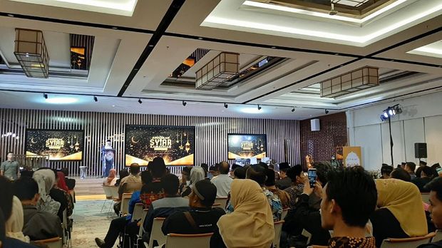 Ma'ruf Amin menghadiri acara Anugerah Syiar Ramadhan 2019.
