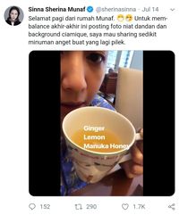 Sherina Bagikan Resep Minuman Sehat untuk Atasi Pilek dan Radang