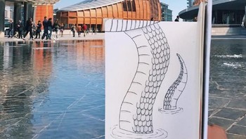 Kepala naga. Foto: instagram.com/citylivesketch/