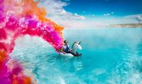 Danau berbahaya bernama Maldives yang jadi tempat berfoto.