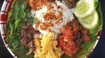 Pagi Ini Tambah Energi dengan Sarapan Nasi Langgi Berlauk Komplet