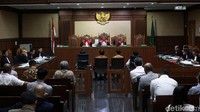Suasana sidang Sofyan Basir.