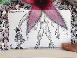 Keren! Ketika Gambar Sketsa Disatukan dengan Objek Nyata