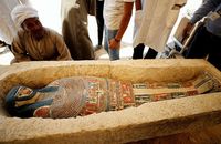 Piramida ini merupakan makam paraoh Snefru (Mohamed Abd El Ghany/Reuters)