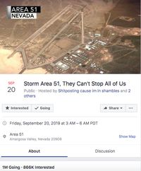 Sudah Sejutaan Netizen Ingin Serbu Area 51