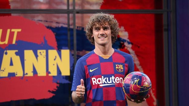 Griezmann resmi bergabung bersama Barcelona. (