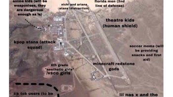 Rencana penyerbuan Area 51. Foto: Twitter