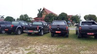 Sebagian dari mobil-mobil ini dikandangkan karena belum membayar pajak. Foto: Chaidir Anwar Tanjung/detikcom