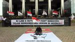 Aksi Pekerja JICT di Depan KPK