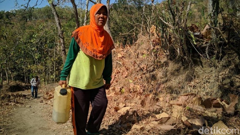 Kekeringan, Warga di Desa Ponorogo Ini Harus Jalan 7 Km Demi Air Bersih Kekeringan, Warga di Desa Ponorogo Ini Harus Jalan 7 Km Demi Air Bersih