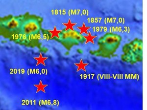 BMKG Ungkap Catatan Sejarah Gempa Bumi di Bali