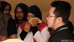 Pendukung Trio PEPES Gaduh Saat Sidang Tuntutan Ditunda