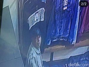 Pria Berbadan Besar Terekam CCTV Mencuri di Toko Jaket Lembang