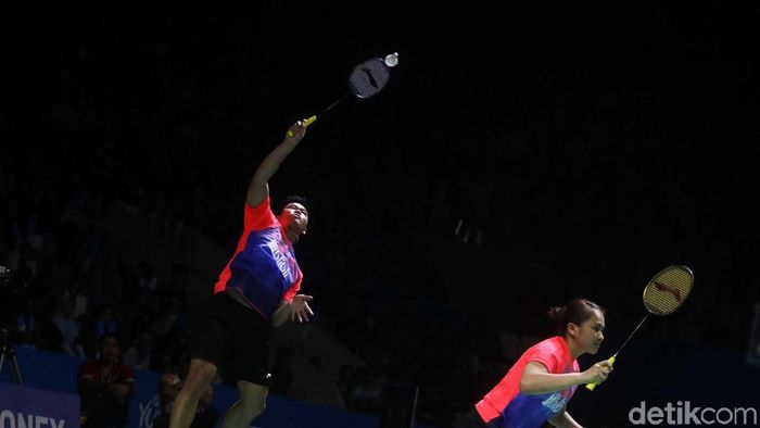 JUDI ONLINE Praveen Jordan/Melati Daeva Oktavianti lolos ke perempatfinal Japan Open 2019 (Foto: Pradita Utama)