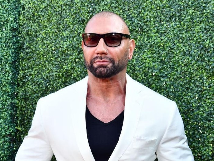 LOS ANGELES, CALIFORNIA - JULY 10: Dave Bautista attends the Premiere of 20th Century Foxs Stuber at Regal Cinemas L.A. Live on July 10, 2019 in Los Angeles, California. (Photo by Jesse Grant/Getty Images)