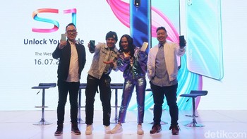 Acara Grand Launch Vivo S1 berlangsung di Jakarta, Selasa (16/7/2019). (Foto: Agung Pambudhy/detikINET)