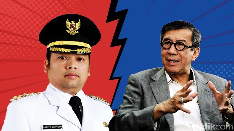 Ribut Menteri Yasonna vs Wali Kota Arief Wismanyah Gegara Tanah