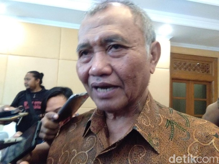Ketua KPK, Agus Rahardjo di kantor Gubernur DIY, Selasa (16/7/2019).