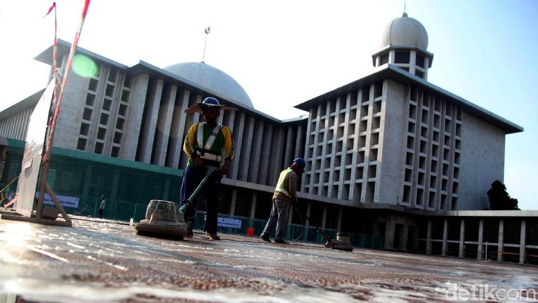 Diperintah Jokowi, Renovasi Masjid Istiqlal Rampung Maret 2020 Diperintah Jokowi, Renovasi Masjid Istiqlal Rampung Maret 2020