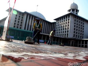 Molor Imbas Corona, Renovasi Masjid Istiqlal Rampung Bulan Depan