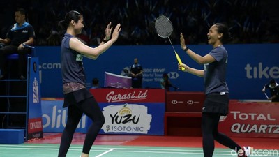 Della/Rizki Amankan Posisi di Babak Kedua Indonesia Open 2019
