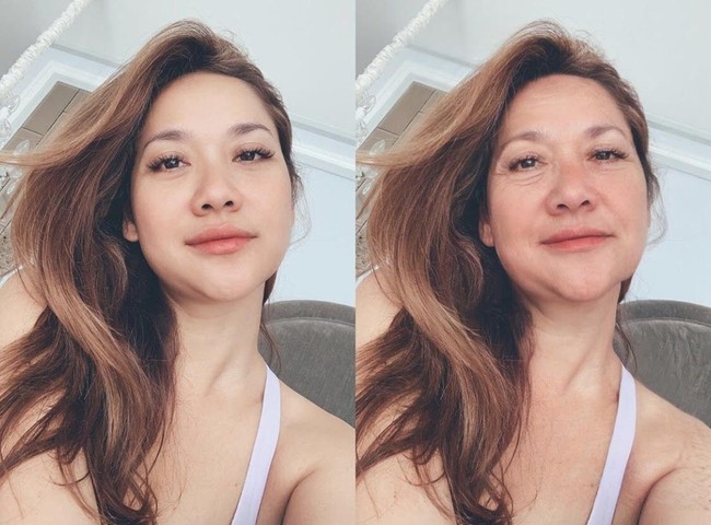 Tidak ingin ketinggalan, Bunga Citra Lestari juga ikut tantangan Age Challenge! Ia berkata untuk fokus merawat wajah dari sekarang. Foto: Instagram @bclsinclai