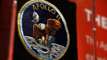 Pada 20 Juli lalu, mereka merayakan 50 tahun misi pendaratan Apollo 11 di Bulan. Masyarakat AS menyambutnya dengan meriah. Foto: Lindsey Wasson/Reuters